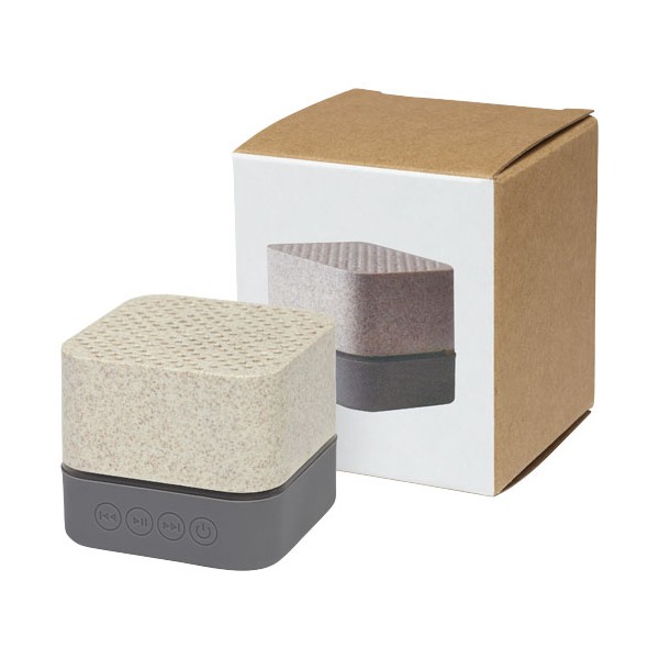 Speaker Bluetooth® Aira in paglia di grano - cod. P124139