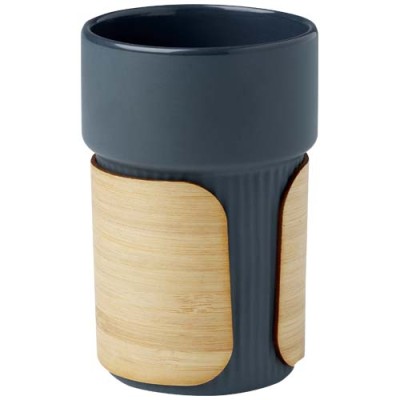 Bicchiere con custodia in bambù da 340 ml Fika Bicchiere con custodia in bambù da 340 ml Fika