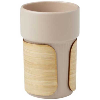 Bicchiere con custodia in bambù da 340 ml Fika Bicchiere con custodia in bambù da 340 ml Fika