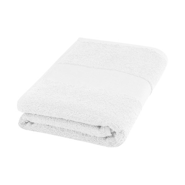 Asciugamano con logo 50 x 100 cm in cotone da 450 g/m² Charlotte - cod. P117001