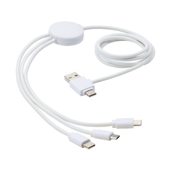 Cavo di ricarica 5 in 1 con additivo antibatterico Pure - cod. P124184