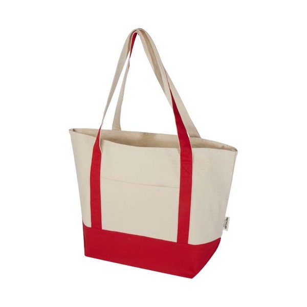 Tote bag in cotone riciclato certificato GRS da 320 g/m² Sam - cod. P120749