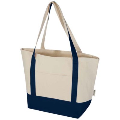 Tote bag in cotone riciclato certificato GRS da 320 g/m² Sam