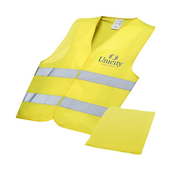 Gilet di sicurezza Watch-out in custodia per uso professionale - cod. P104010