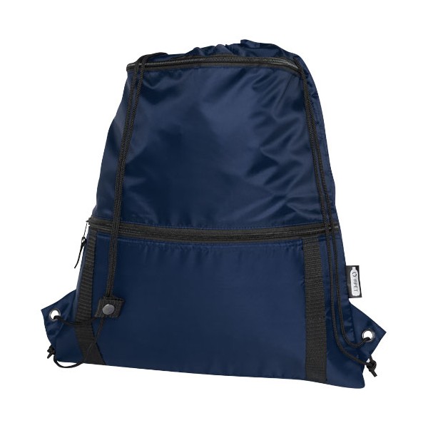 Borsa termica con coulisse in materiale riciclato Adventure - 9L - cod. P120647