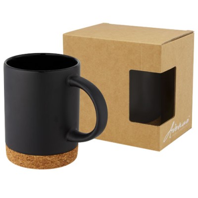 Tazza in ceramica da 425 ml con base in sughero Neiva