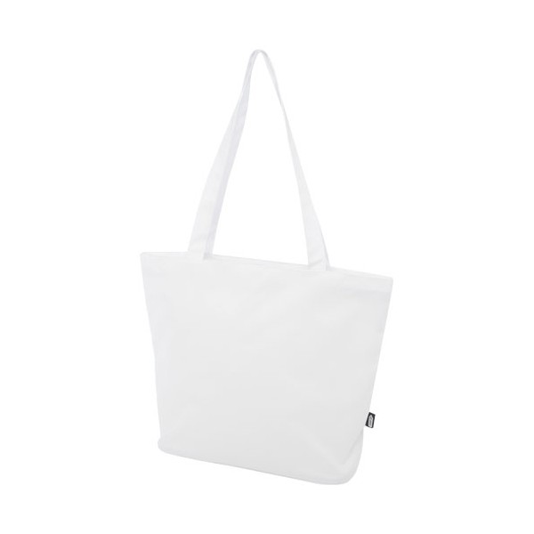 Tote bag in materiale riciclato certificato GRS con cerniera Panama 20l - cod. P130052