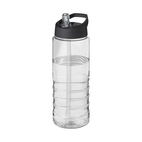 Borraccia sportiva H2O Active® Treble da 750 ml con coperchio con beccuccio - cod. P210877