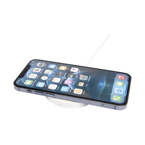 Stazione di ricarica wireless in plastica riciclata da 15 W Freal - cod. P124434