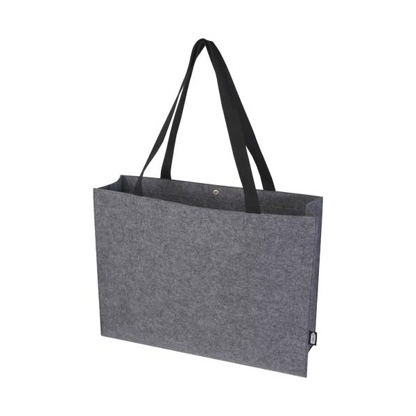 Tote bag a soffietto in feltro riciclato certificato GRS Felta - 20L - cod. P130075