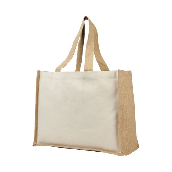 Shopper in iuta e canvas 320 g/m² Varai - 23L - cod. P210701