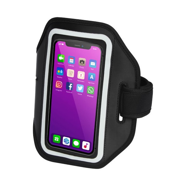 Bracciale Haile per smartphone riflettente con cover trasparente - cod. P125000
