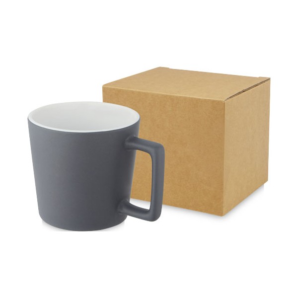 Tazza in ceramica da 370 ml con finitura opaca Cali - cod. P100900