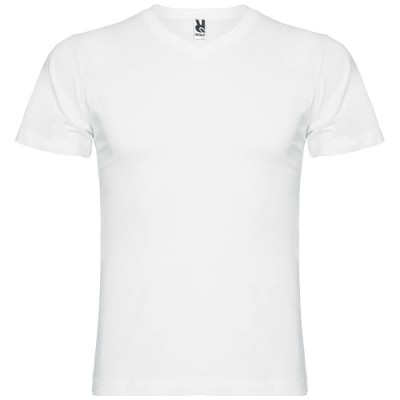T-shirt a maniche corte con scollo a V da uomo Samoyedo