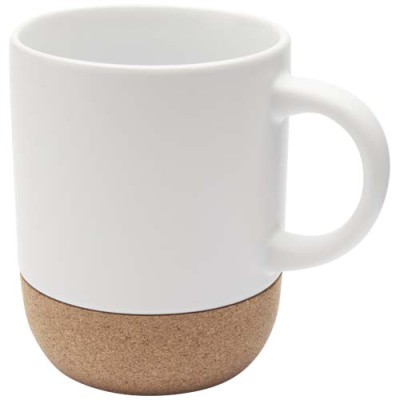 Tazza in ceramica con dettagli in sughero e finitura opaca da 300 ml Billie Tazza in ceramica con dettagli in sughero e finitura opaca da 300 ml Billie