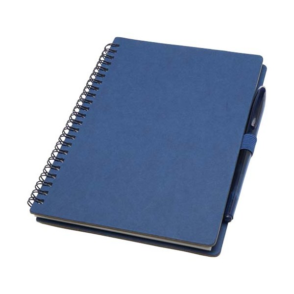 Set di blocco note con copertina rigida e penna Slate - cod. P107986