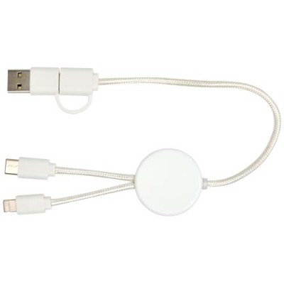 Cavo 5-in-1 in plastica riciclata da 30 cm per la sincronizzazione dei dati e la ricarica rapida da 27 W Citala