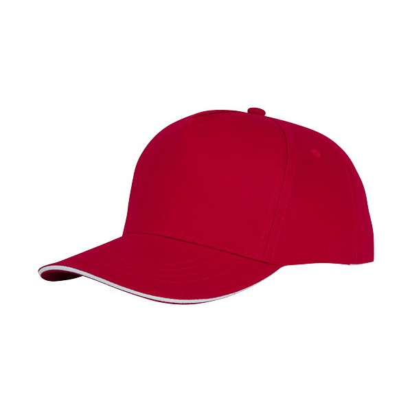 Cappellino con visiera sandwich Ceto a 5 pannelli - cod. P38674