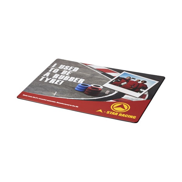 Tappetino per mouse Brite-Mat® con materiale a base di pneumatici - cod. P210524