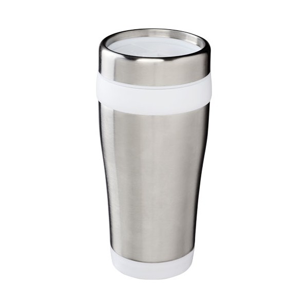 Bicchiere termico in acciaio inossidabile riciclato certificato RCS da 410 ml Elwood  - cod. P100763