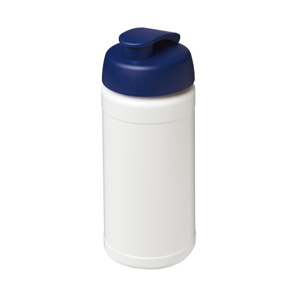 Borraccia sportiva in materiale riciclato con coperchio a scatto da 500 ml Baseline - cod. P210461