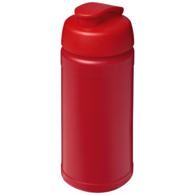 Borraccia sportiva in materiale riciclato con coperchio a scatto da 500 ml Baseline