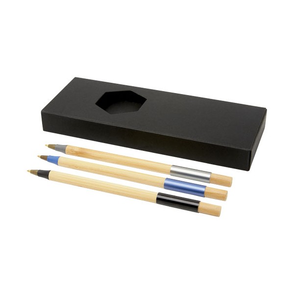 Set di 3 penne in bambù Kerf - cod. P107779