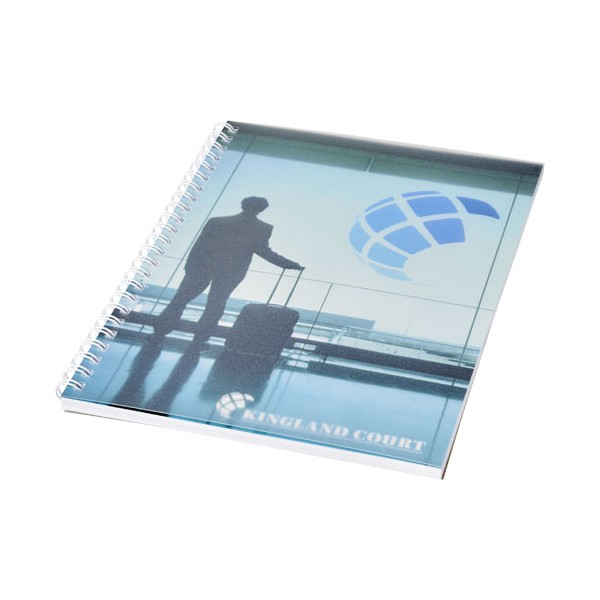 Notebook A5 spiralato Desk-Mate® con copertina in PP - cod. P21247