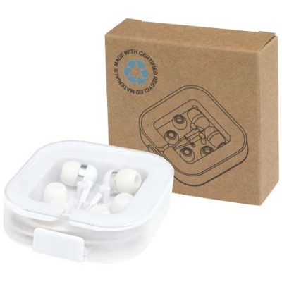 Cuffie tipo C cablate con astuccio in plastica riciclata Baekdu Cuffie tipo C cablate con astuccio in plastica riciclata Baekdu