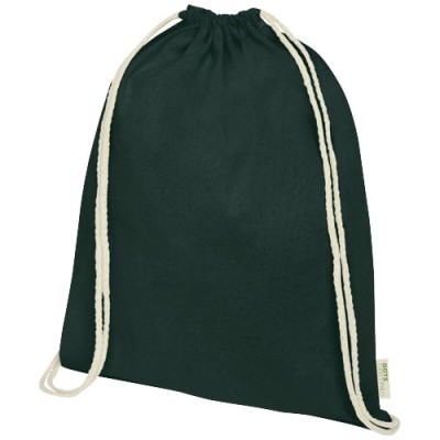 Zaino con cordoncino Orissa da 140 g/m² in cotone organico - 5L