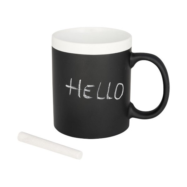 Tazza Chalk-write in ceramica da 330 ml - cod. P100526