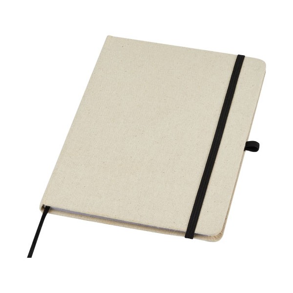 Blocco note in cotone biologico con copertina rigida Tutico - cod. P107813