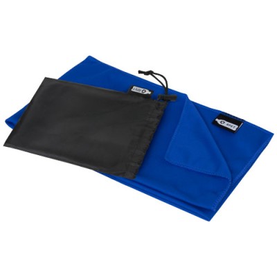 Asciugamano sportivo Raquel di raffreddamento in PET riciclato con pouch 80 x 30 cm Asciugamano sportivo Raquel di raffreddamento in PET riciclato con pouch 80 x 30 cm