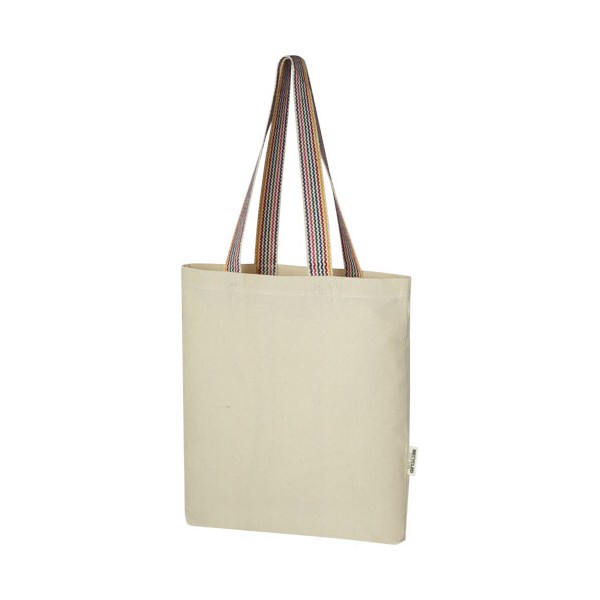 Tote bag in cotone riciclato da 180 g/m² Rainbow - 5L - cod. P120642