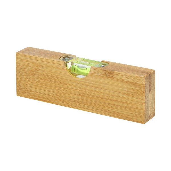 Livella a bolla con apribottiglie in bambù Flush - cod. P104577