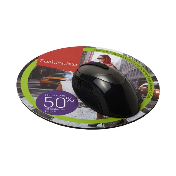 Tappetino per mouse Q-Mat® rotondo - cod. P210528