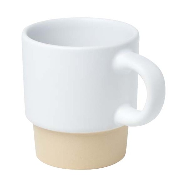 Tazza per caffè espresso impilabile con fondo in argilla da 130 ml Olympia - cod. P100805