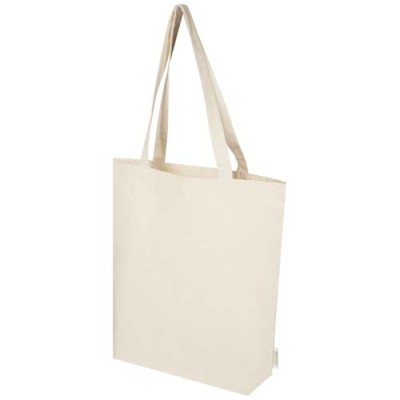 Tote bag con base ampia in tessuto biologico da 180 g/m² da 11 l Orissa