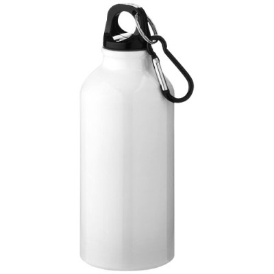 Borraccia in alluminio riciclato certificato RCS con moschettone da 400 ml Oregon