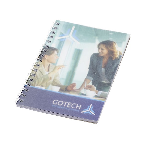 Notebook A6 spiralato Desk-Mate® con copertina in PP - cod. P21248