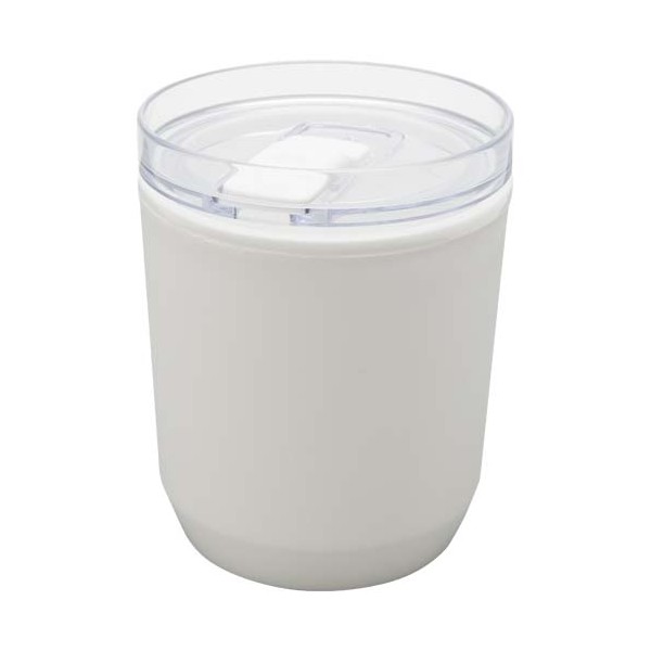 Bicchiere a doppia parete in plastica riciclata da 180 ml Hudson - cod. P100852