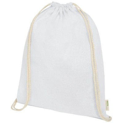 Zaino in cotone biologico 100 g/m² con cordoncino Orissa - 5L