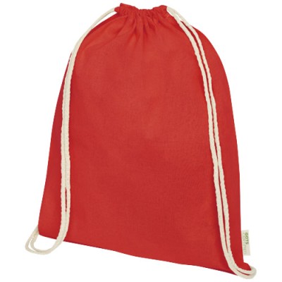 Zaino in cotone biologico 100 g/m² con cordoncino Orissa - 5L