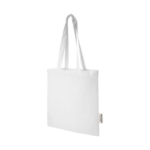 Tote bag in cotone riciclato GRS da 140 g/m2 Madras - 7L - cod. P120695