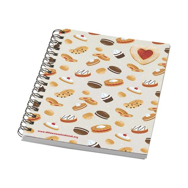 Blocco note A6 colorato con spirale Desk-Mate® - cod. P210188