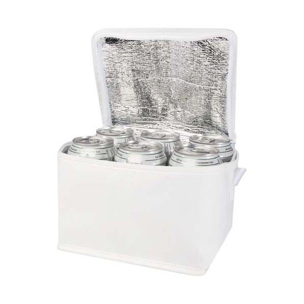 Borsa termica con capacità per 6 lattine in tessuto non tessuto riciclato certificato GRS Spectrum - 4L - cod. P130082