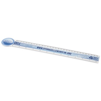 Righello da 30 cm in plastica riciclata a forma di cerchio Tait