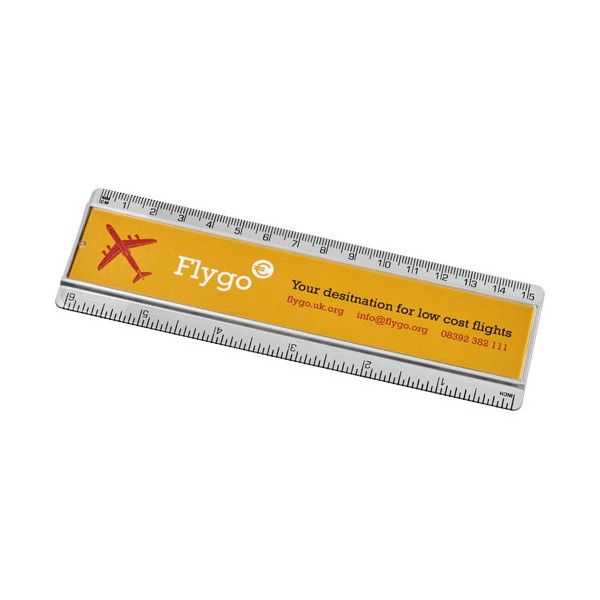 Righello Ellison da 15 cm in plastica con inserto di carta - cod. P210538