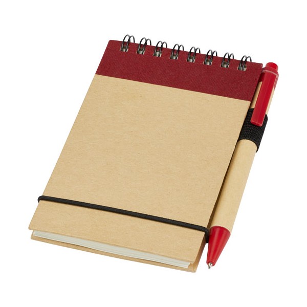 Taccuino riciclato formato A7 con penna Zuse - cod. P106269