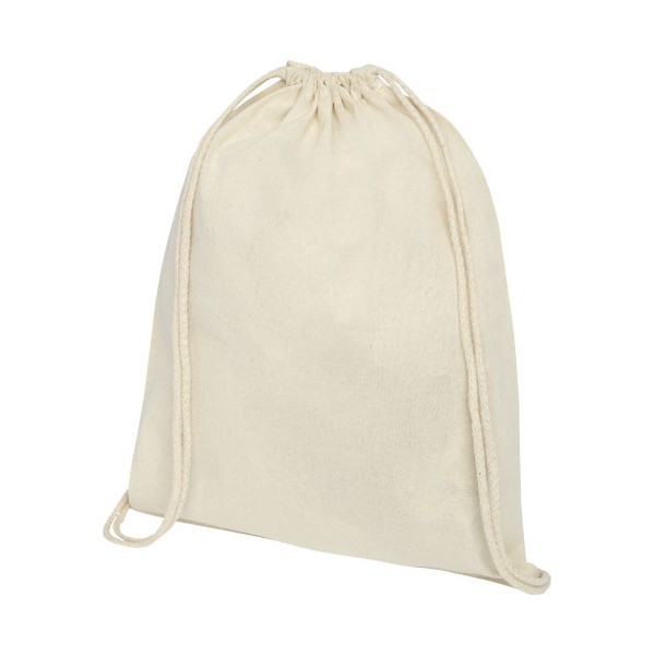 Sacca in cotone 100 g/m² con coulisse Oregon - 5L - cod. P120113